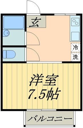 シティハイム八芳の物件間取画像